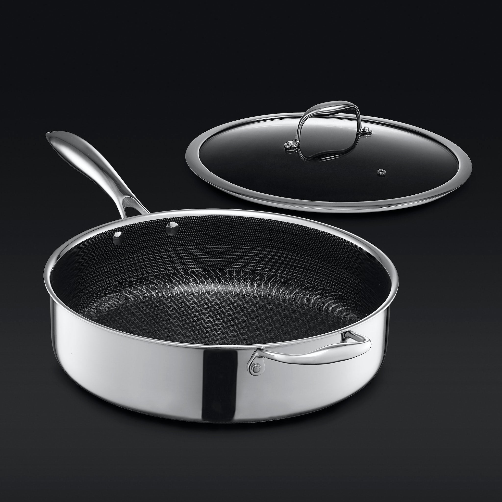 Hexclad_12InchPan_LID_Angle_BLACK