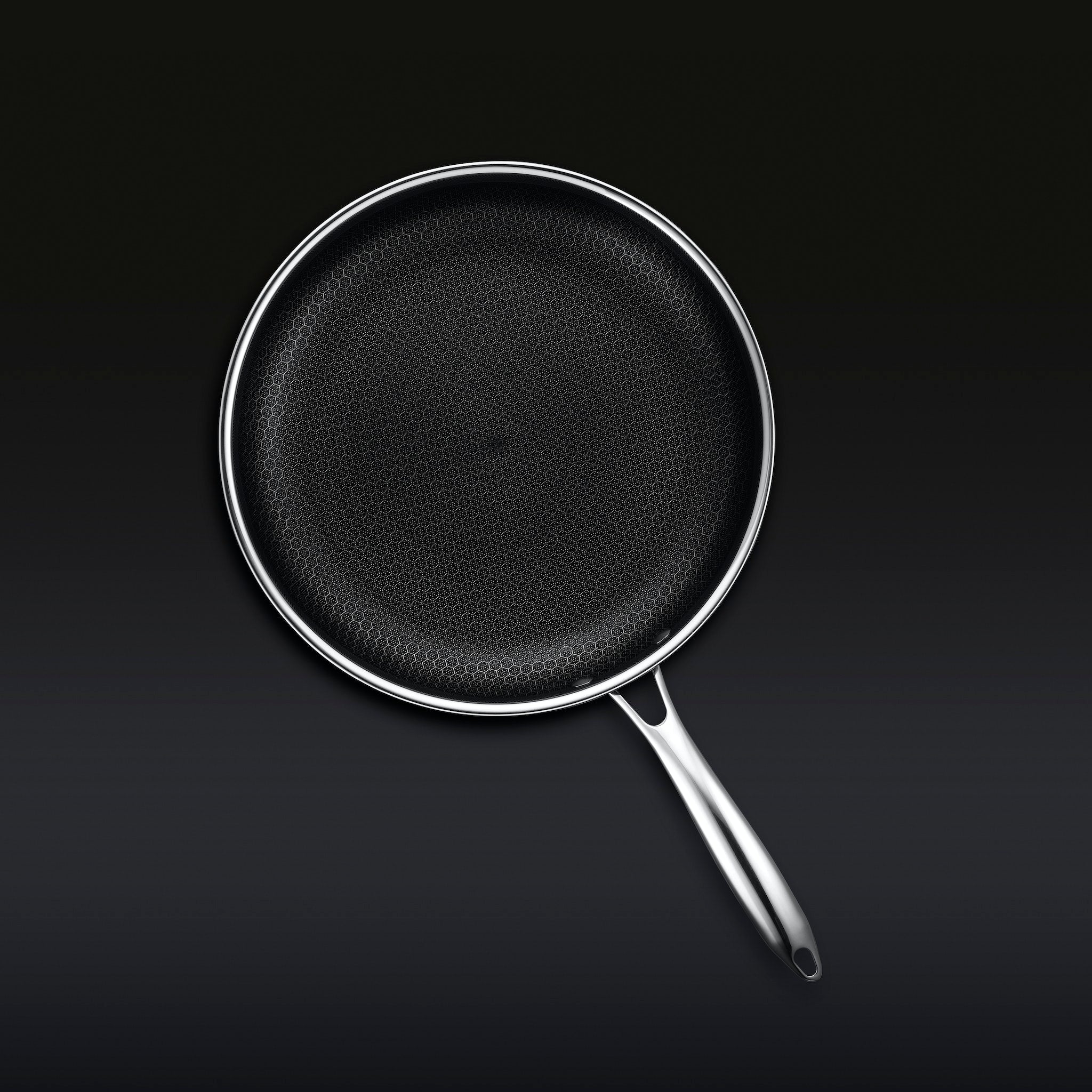 Hexclad_12inchPan_Overhead_Base_BLACK