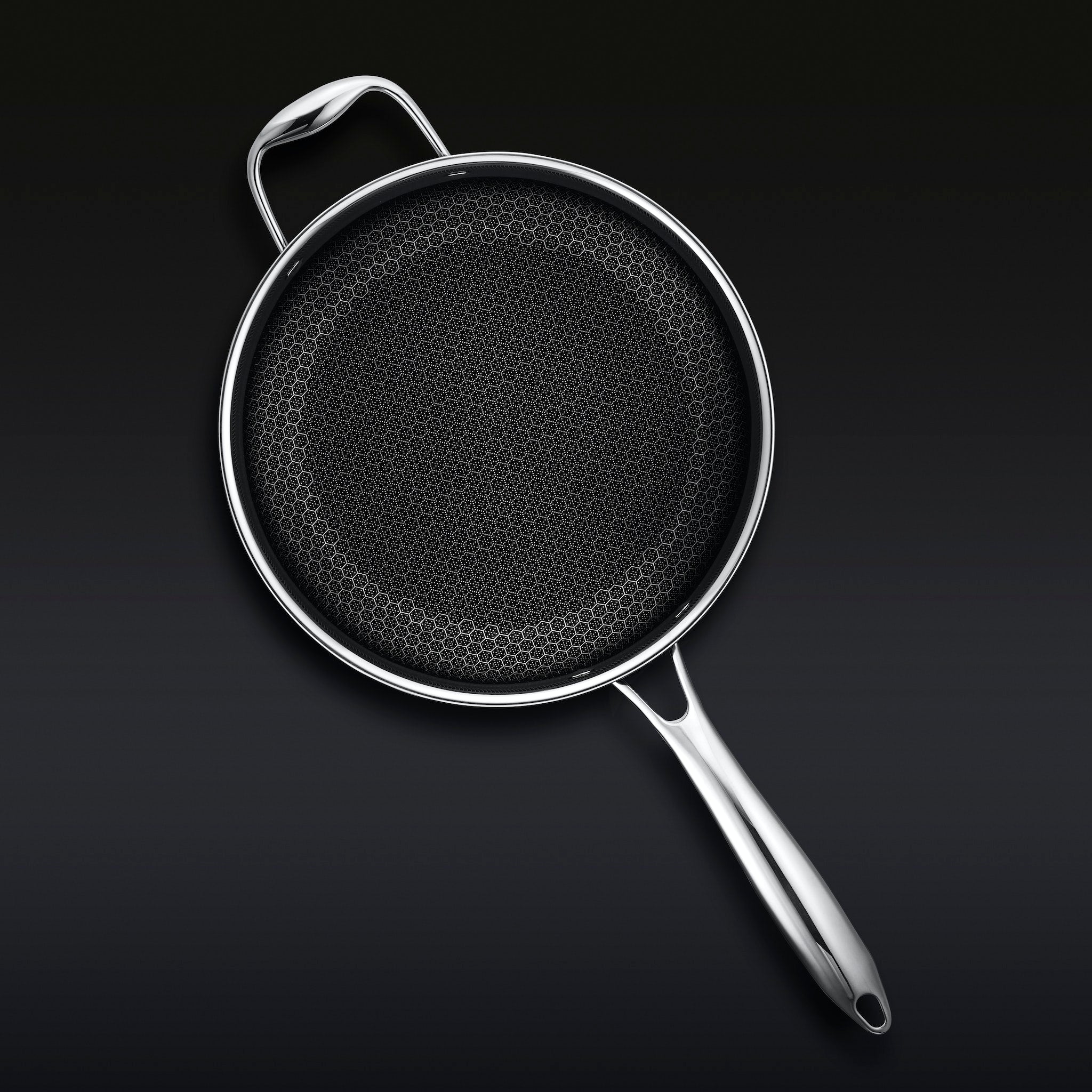Hexclad_5QTPot_Overhead_BLACK