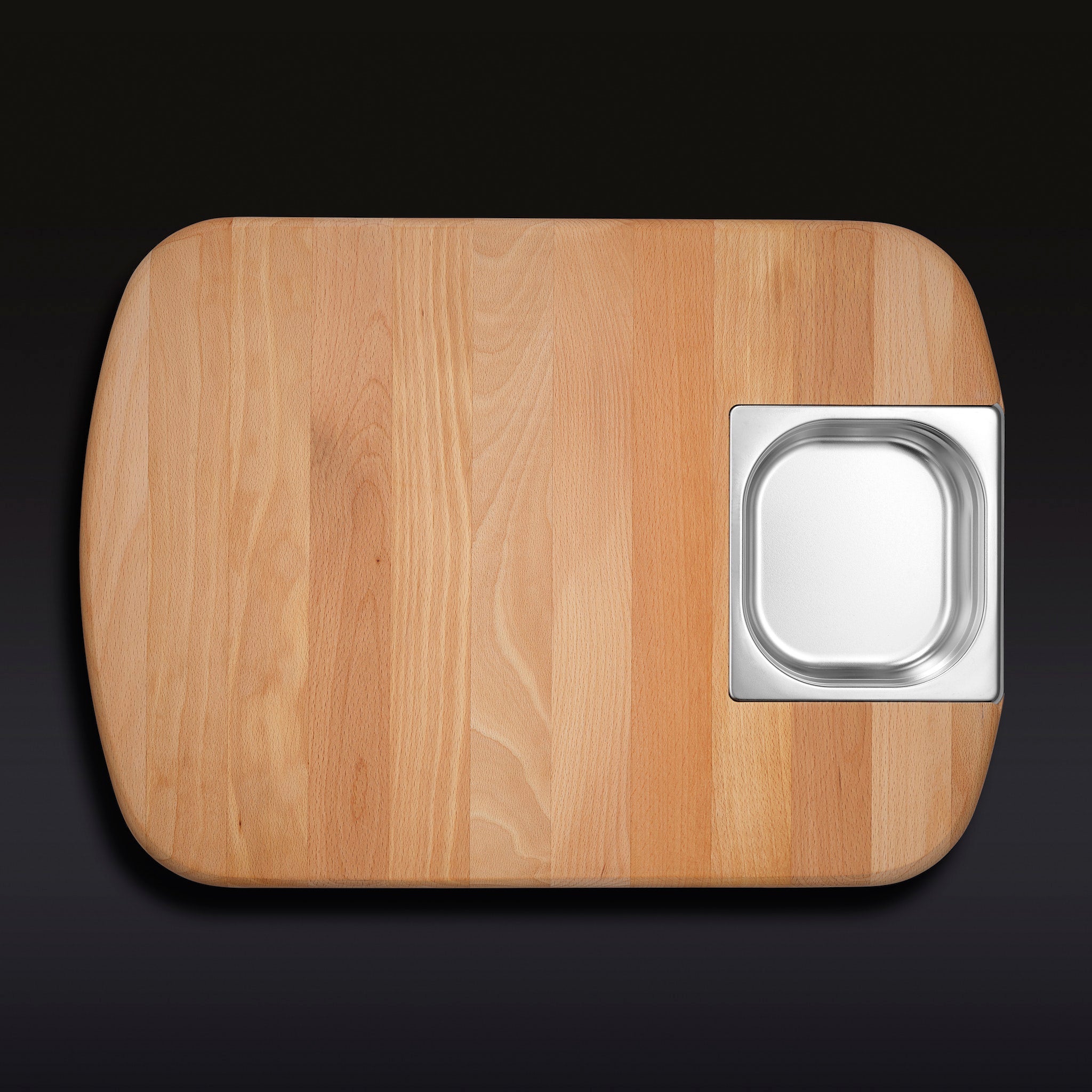 Hexclad_CuttingBoard_Overhead_Back_BLACK